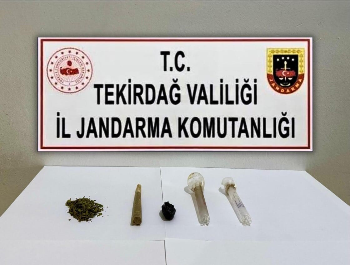 Tekirdağ’da jandarmadan uyuşturucu operasyonu