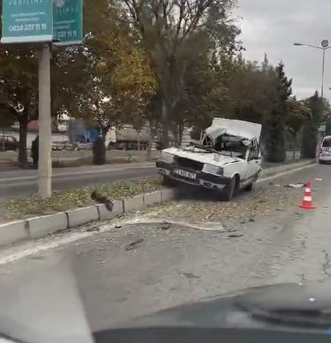 Tofaş marka otomobil ağaca çarptı: 1 yaralı 