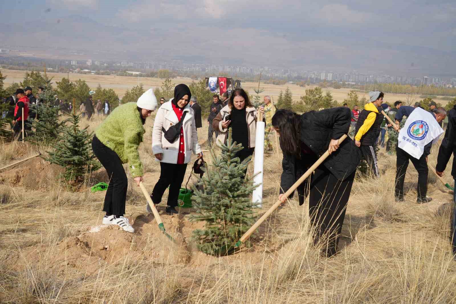 Niğde&rsquo;de 5 bin fidan toprakla buluşturuldu
