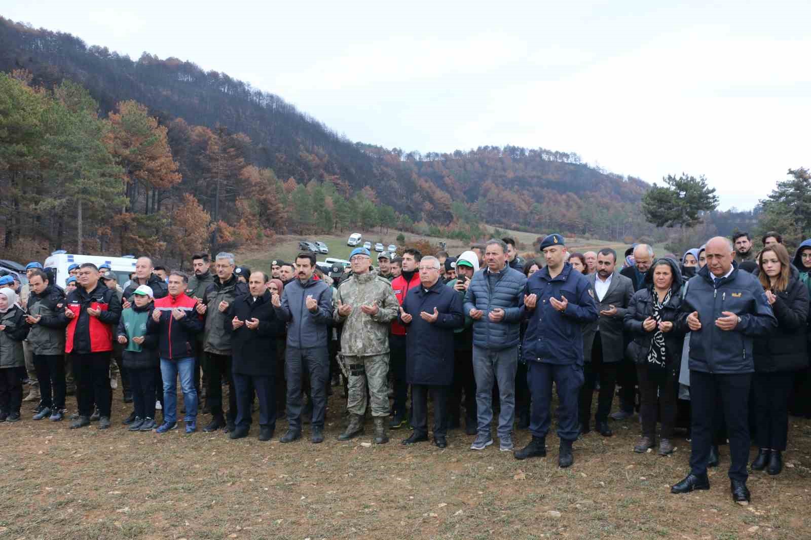 Bolu’da 30 bin fidanla yangınların yaraları sarılıyor
