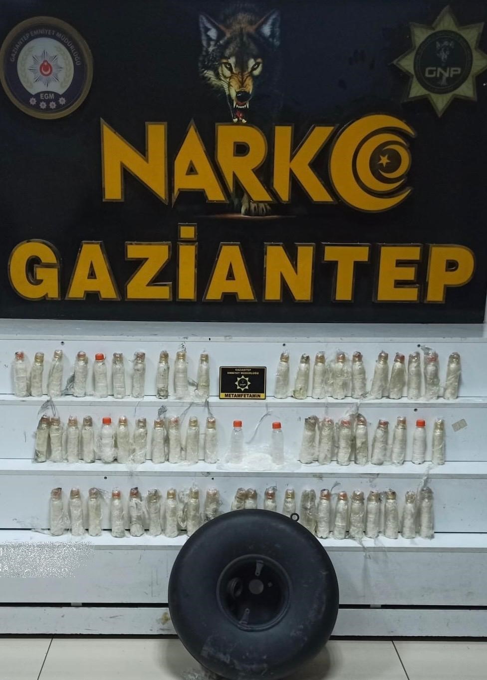 Gaziantep’te 104 kilo skunk ele geçirildi
