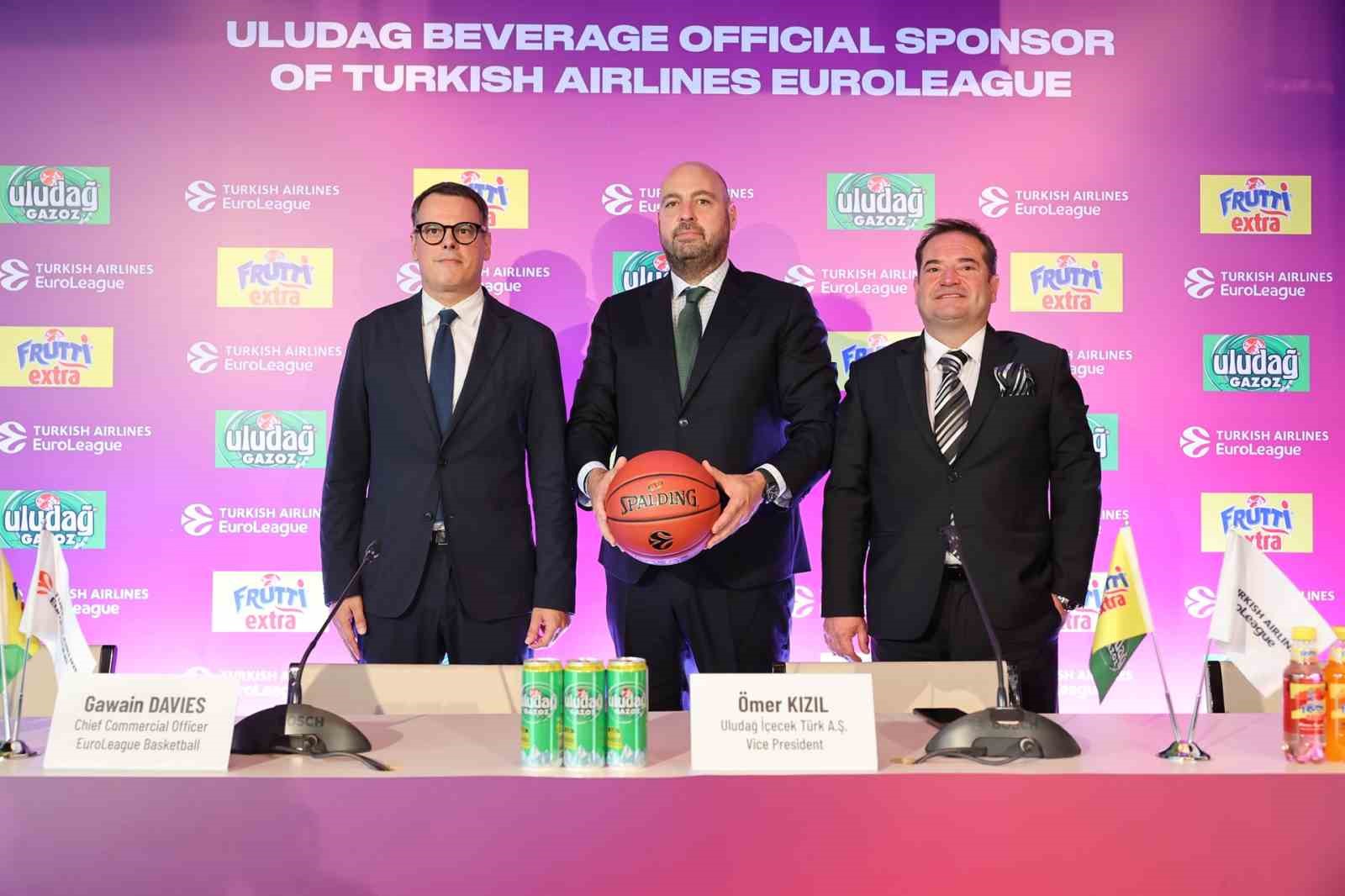 Uludağ İçecek ile Turkish Airlines EuroLeague arasında işbirliği anlaşması
