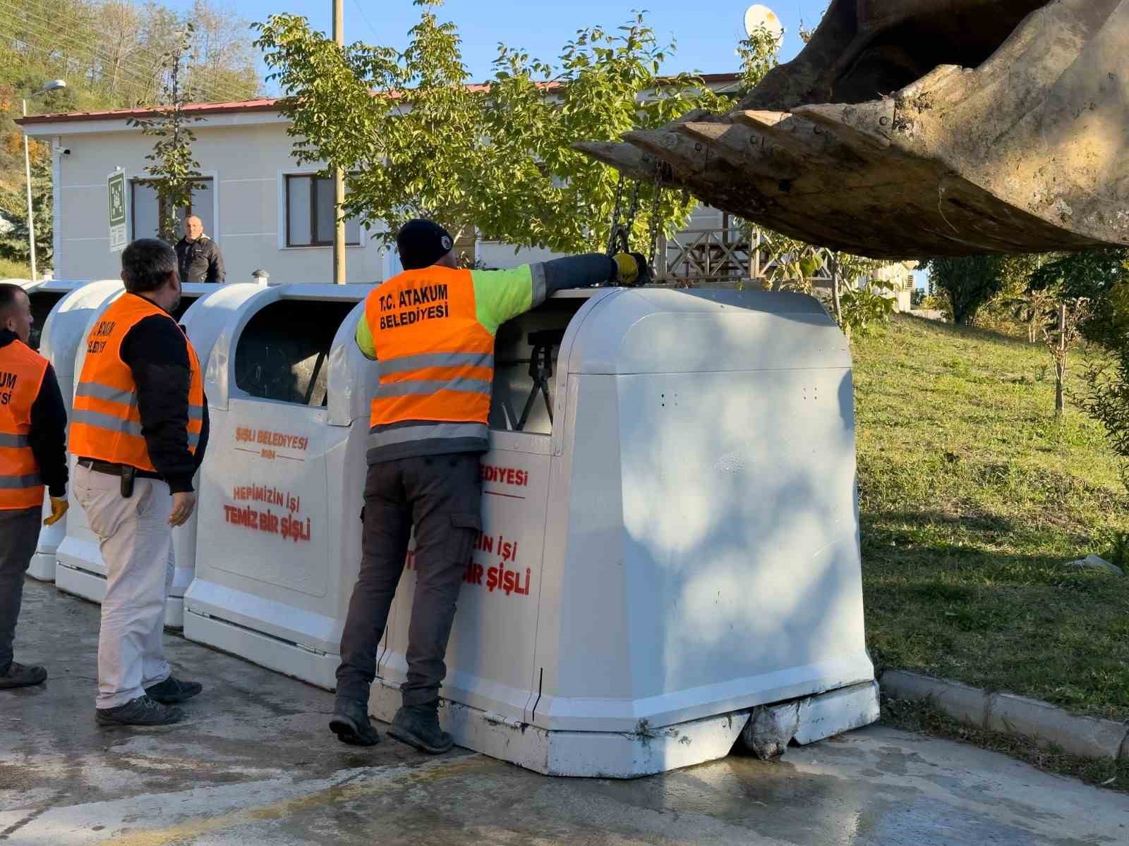 Şişli’den Atakum’a ’çöp konteyneri’ desteği
