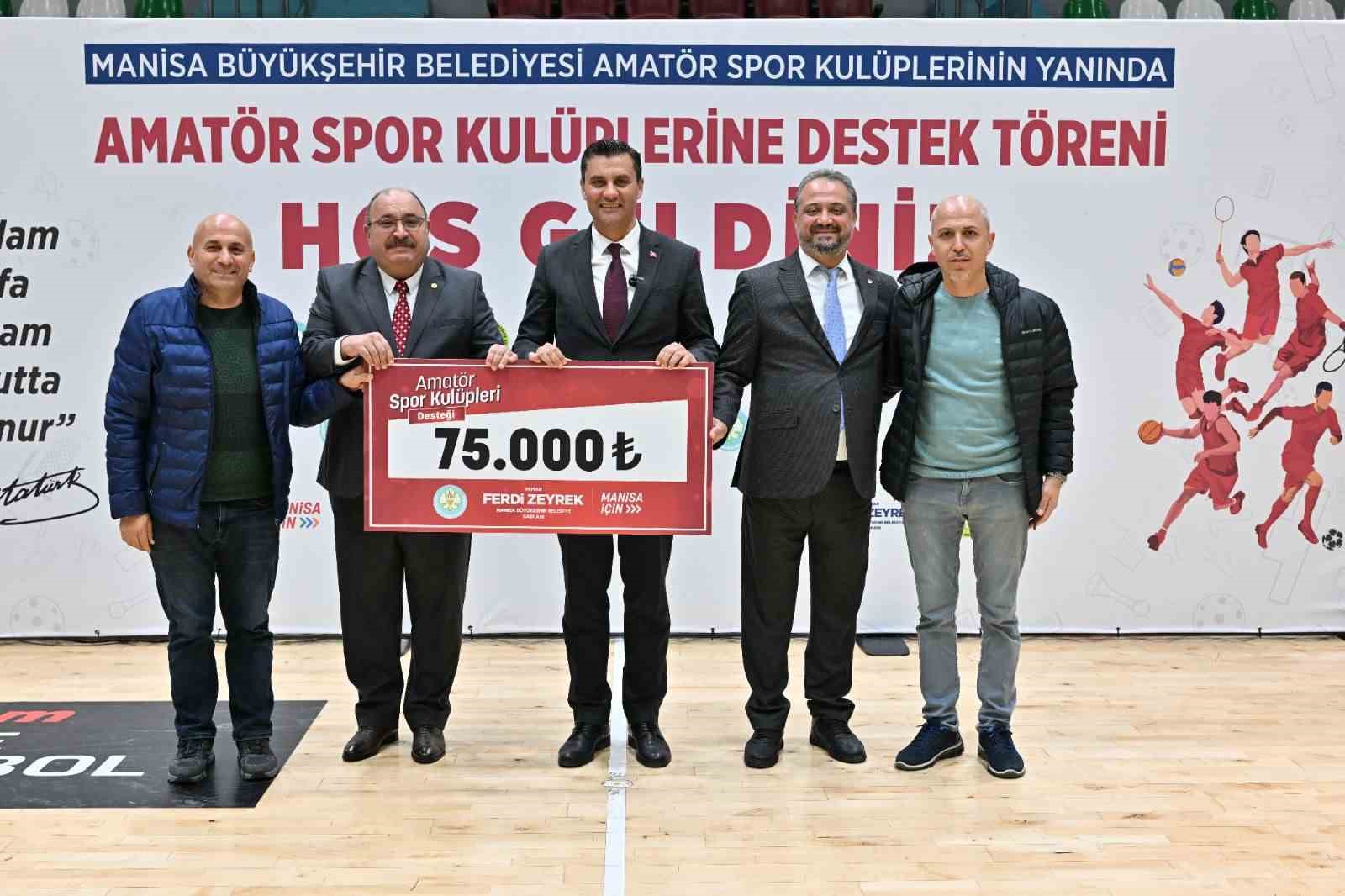 Amatör spor kulüplerine 4 milyon liralık destek
