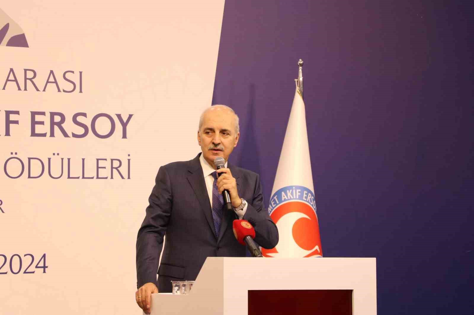 TBMM Başkanı Numan Kurtulmuş: "İsrail’in BM üyeliği askıya alınmalıdır"