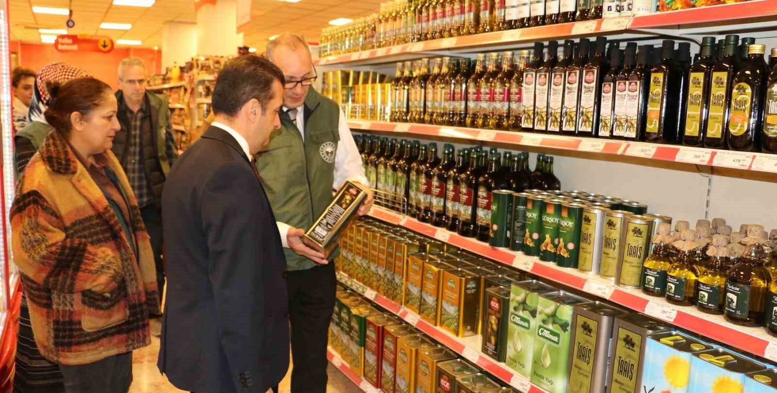 Erzincan&rsquo;da zeytinyağı denetiminde 35 litre yağa el konuldu
