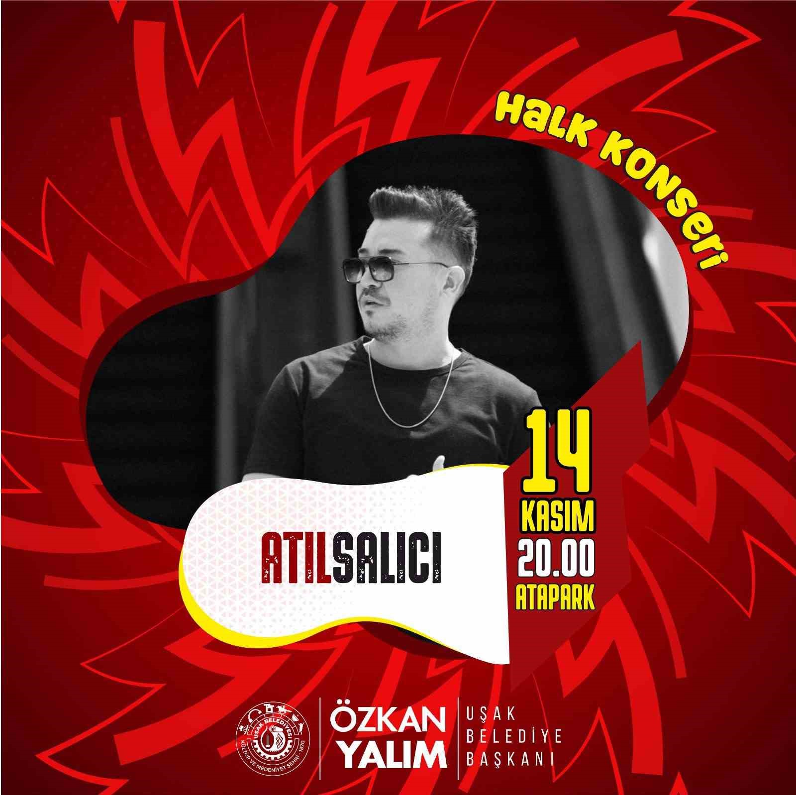 Uşak’ta halk konserleri devam ediyor
