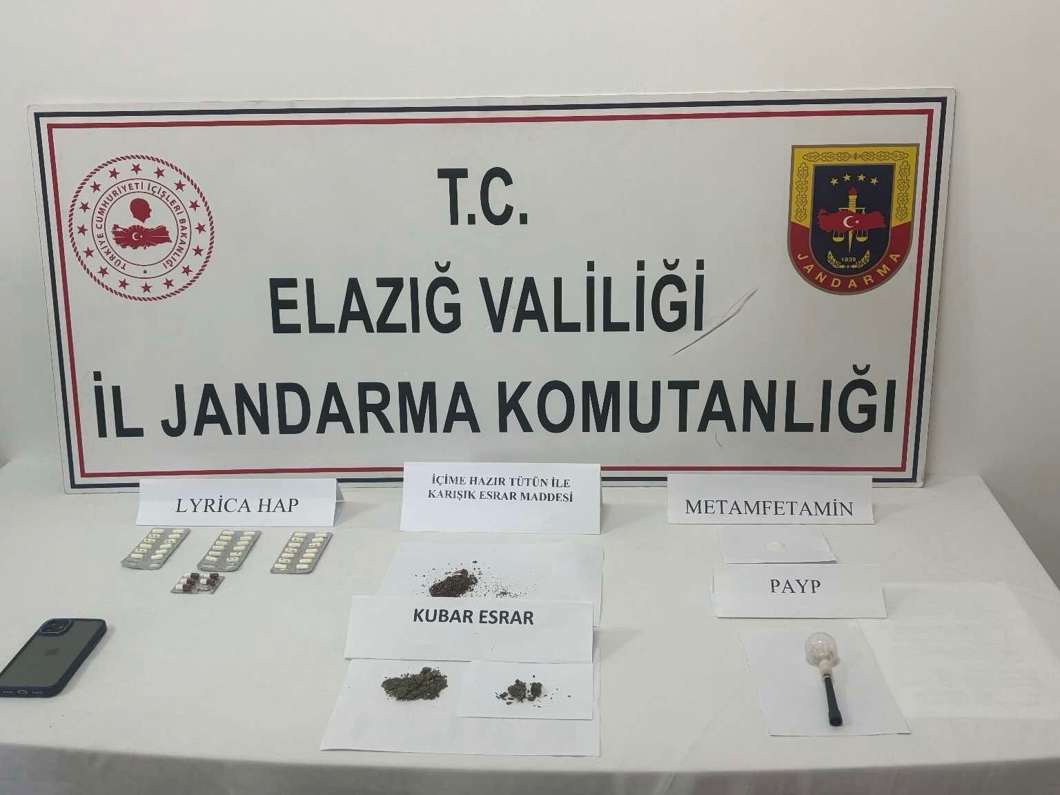 Elazığ’da uyuşturucu operasyonu: 1 gözaltı