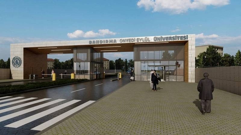 Bandırma Onyedi Eylül Üniversitesi ana girişi için 27 milyon liralık kapı ihalesi
