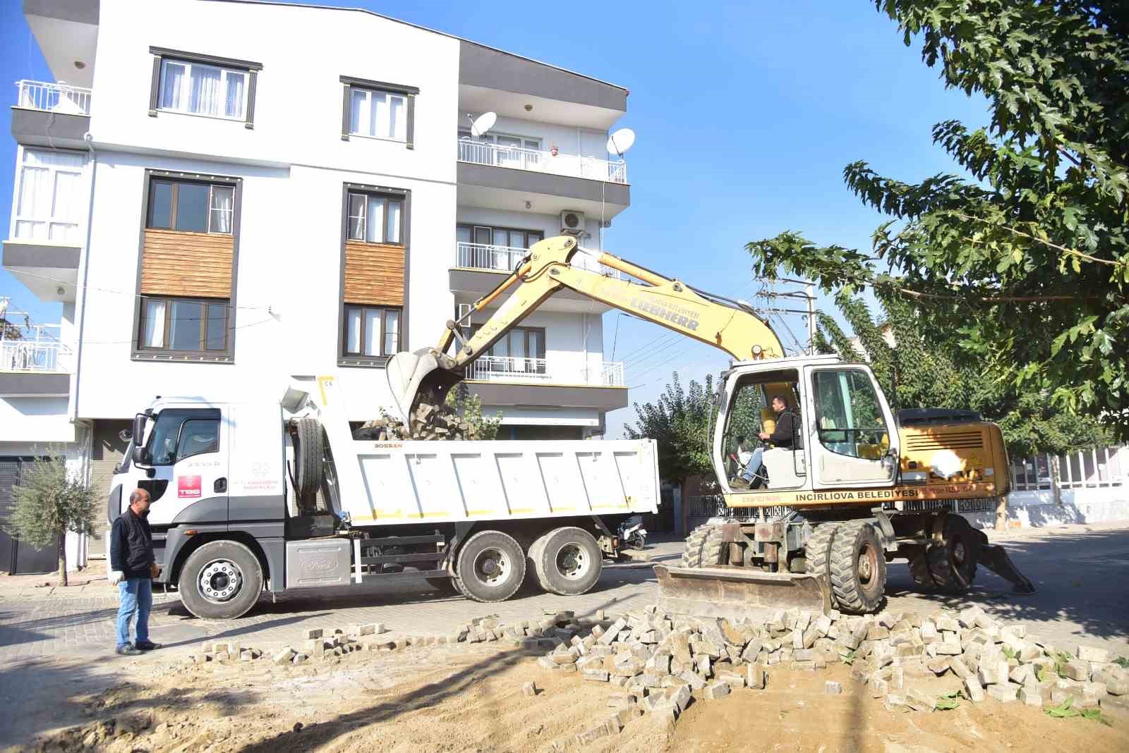 İncirliova Zafer Mahallesi’nin en büyük iki caddesi yenileniyor
