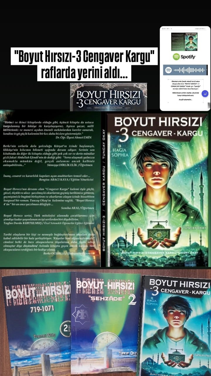 "Boyut Hırsızı-3 Cengaver Kargu" raflarda
