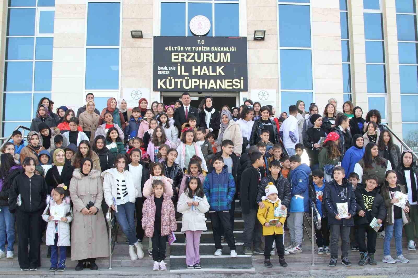 Erzurum’da “Okuyarak büyüyen nesiller” programı