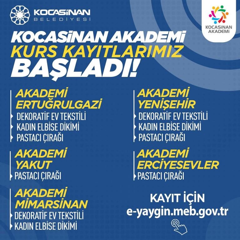 Başkan Çolakbayrakdar, “Hayatın tüm renkleri, 7’den 70’e Kocasinan Akademi’de buluşuyor”
