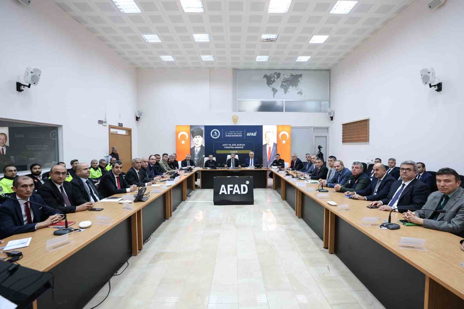 Samsun’da kış tedbirleri ele alındı
