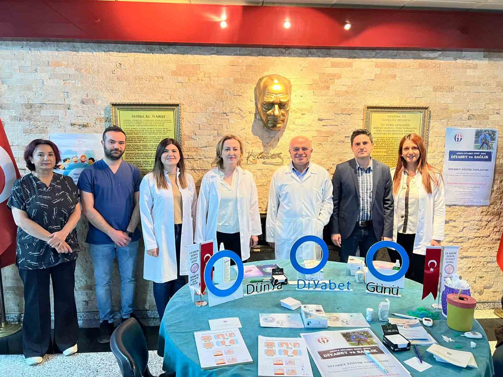 GA&Uuml;N Hastanesi&rsquo;nde d&uuml;nya diyabet g&uuml;n&uuml; etkinlikleri d&uuml;zenlendi
