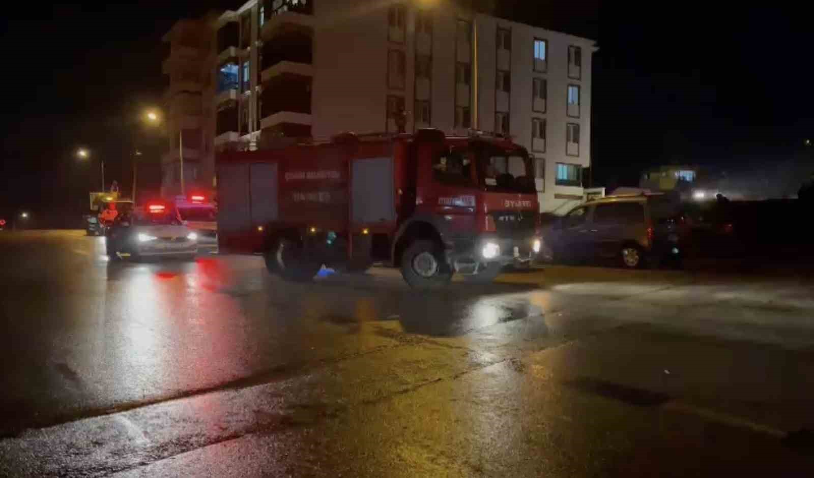 Elektrikli sobadan çıkan yangın evi küle çeviriyordu