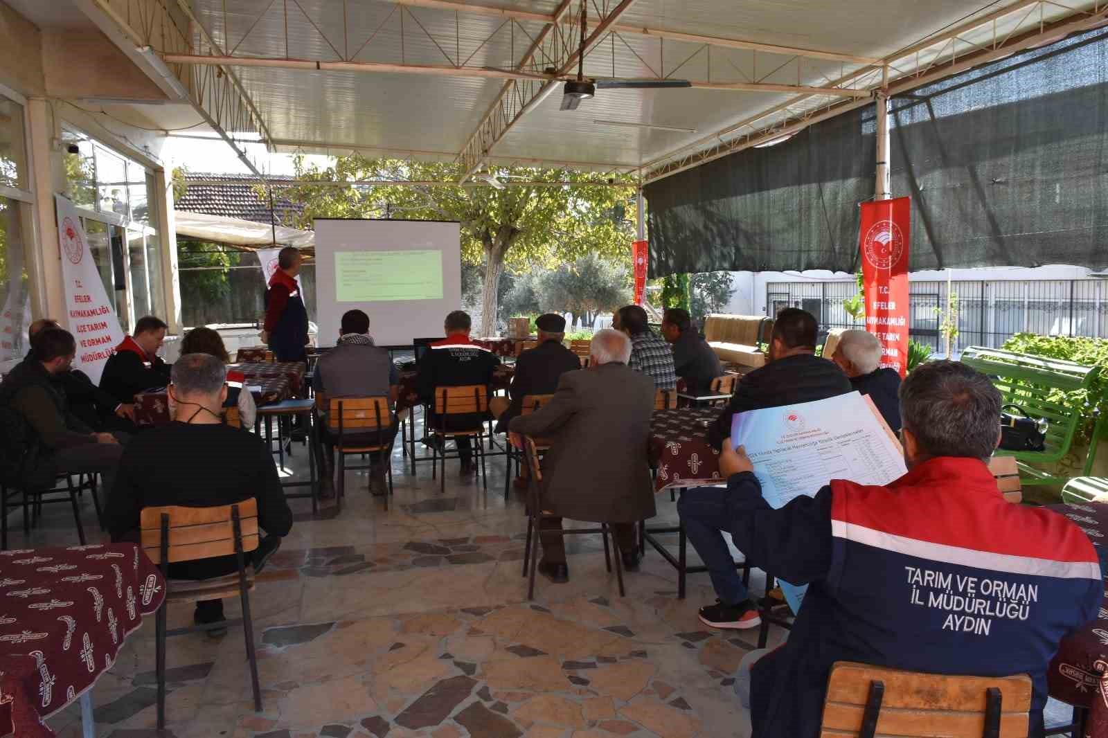 Aydın’da 42 mahallede üreticiler bilgilendirildi