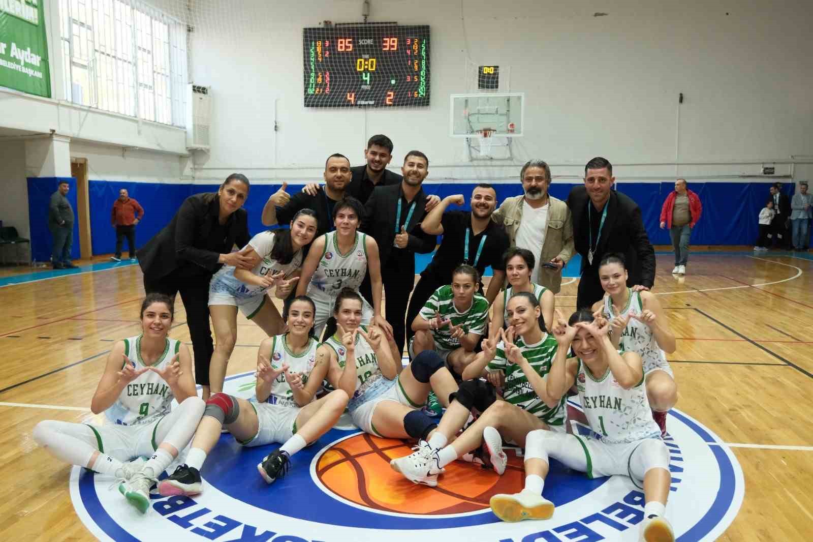 Ceyhan Belediye Basketbol Akademi, Kepez Belediyespor’u 85-39 skorla mağlup etti