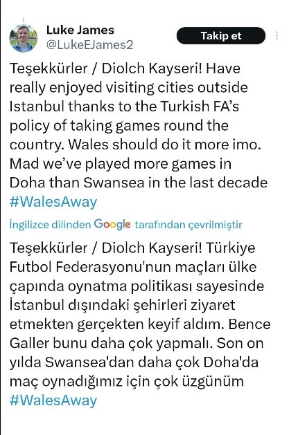 Kayseri tam not aldı
