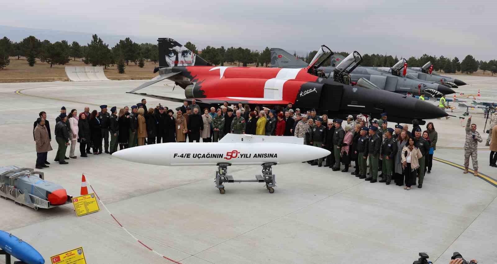 F-4E Phantom uçaklarının Türk Hava Kuvvetleri filosundaki 50. yılı etkinliği