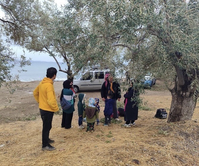 Çanakkale’de 16 kaçak göçmen yakalandı