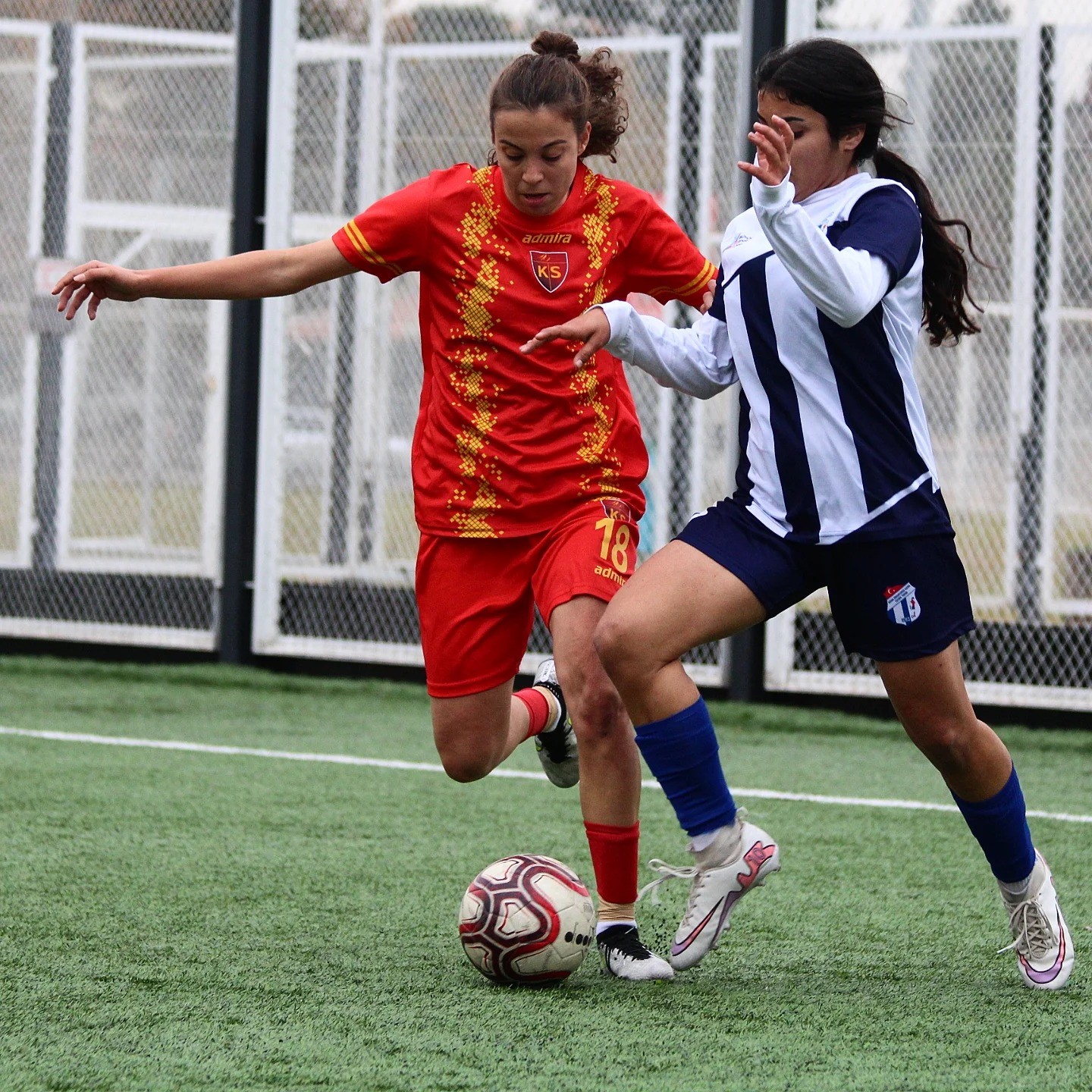 Kadınlar 1. Lig B Grubu: Kayseri Kadın FK: 2 - Adana İdman Yurdu: 1