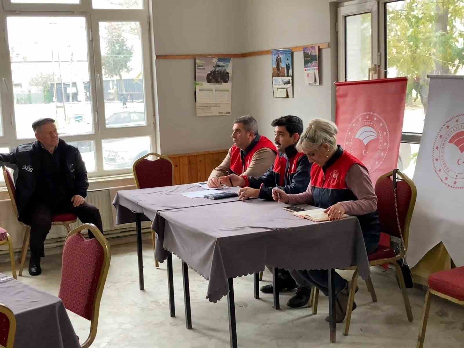 Kırklareli’nde üreticiler desteklemeler hakkında bilgilendirildi