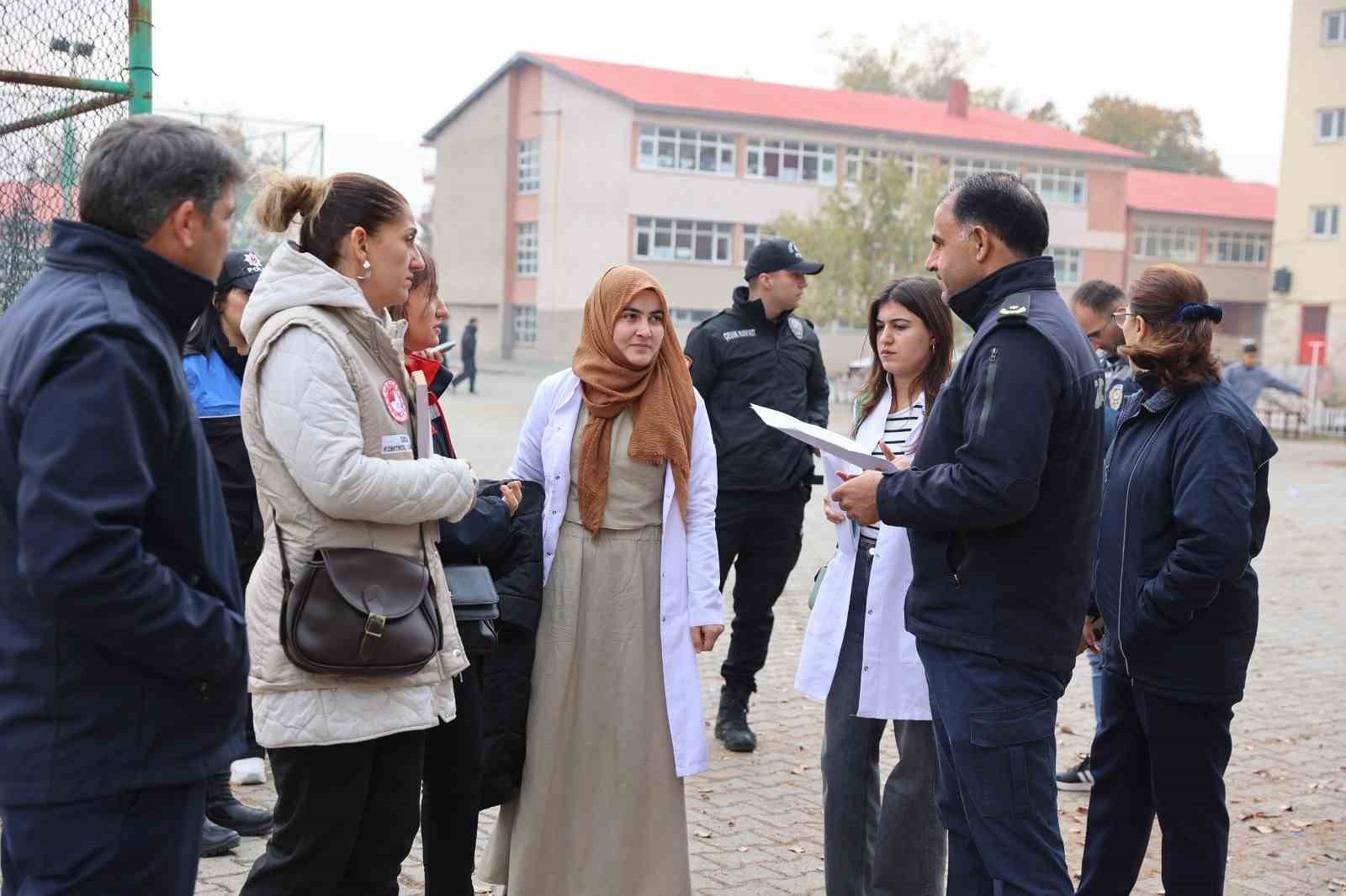 Iğdır’da okul çevresindeki işletmeler denetlendi