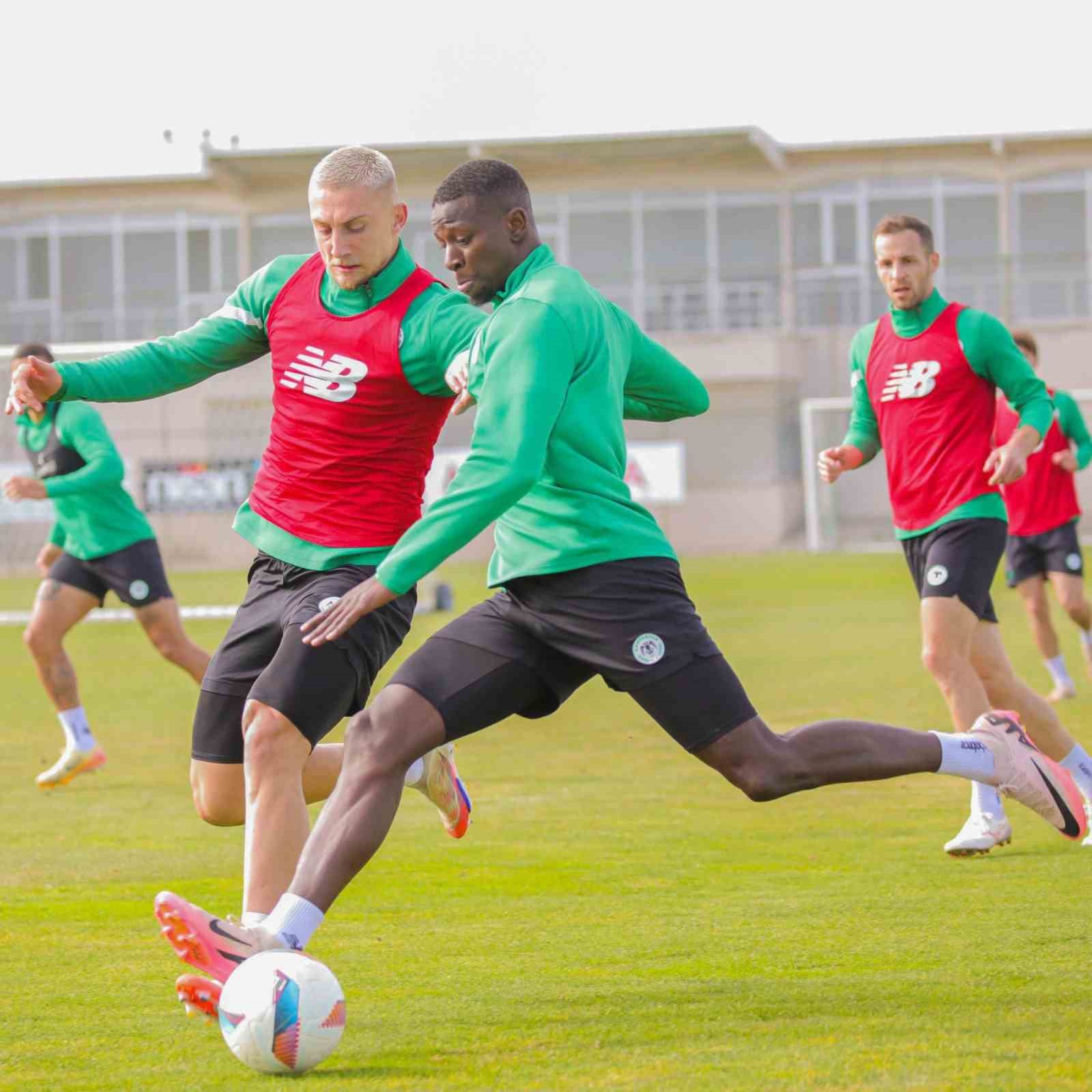 Konyaspor’da, Hatayspor maçı hazırlıkları devam etti