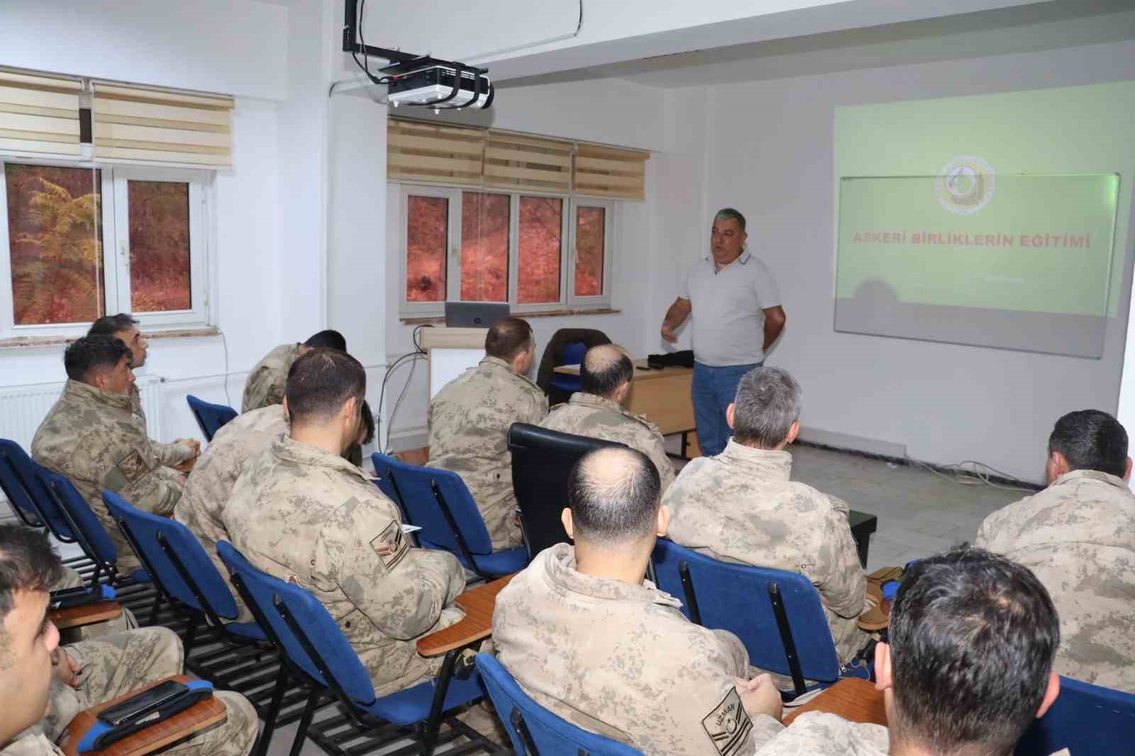 Muğla’da Jandarma personeline orman yangını eğitimi