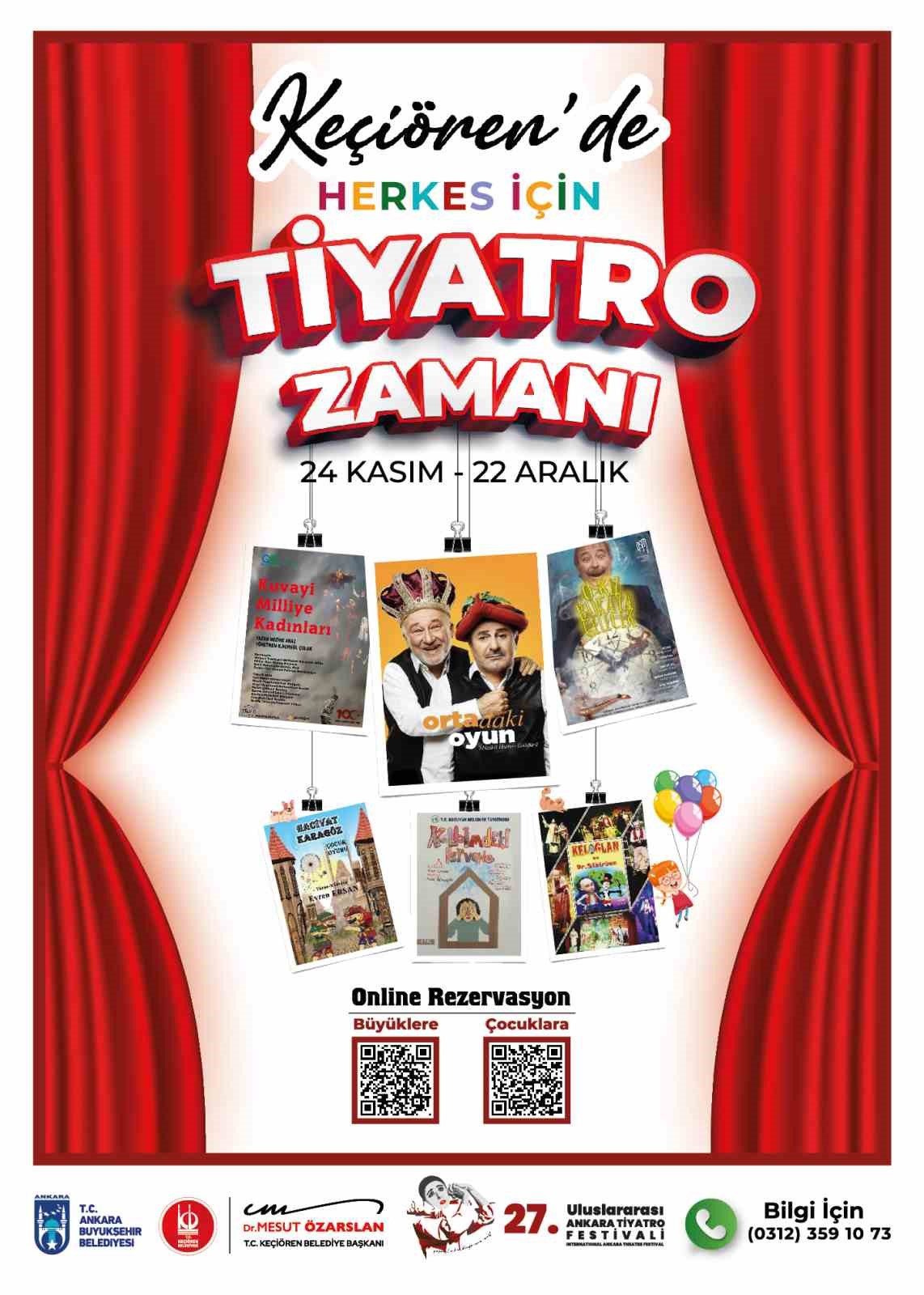 27. Uluslararası Tiyatro Festivali 24 Kasım’da başlıyor
