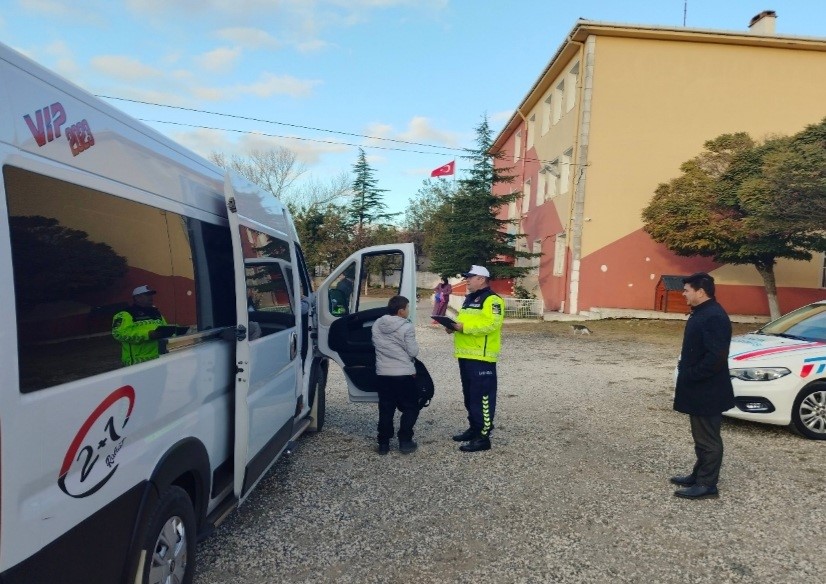 Kırklareli’nde okul servisleri denetlendi