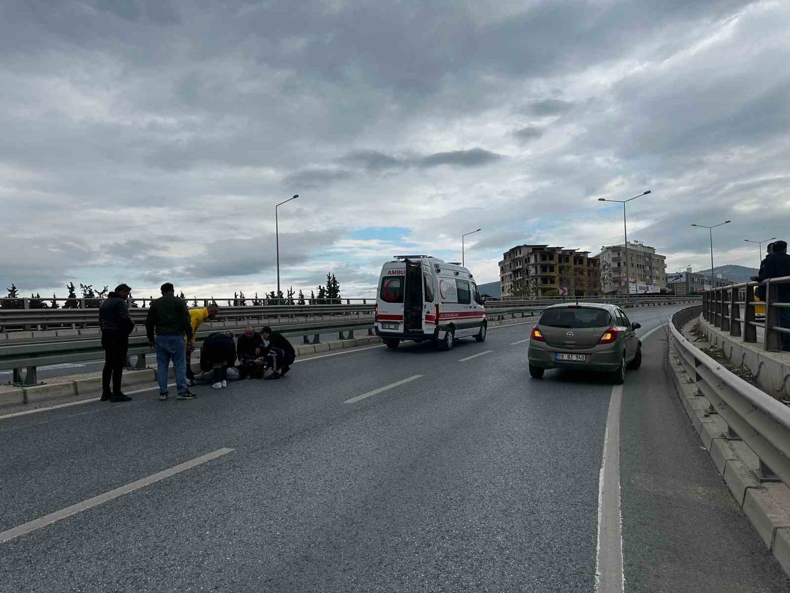 Kuşadası’nda motosiklet kazası: 1 yaralı