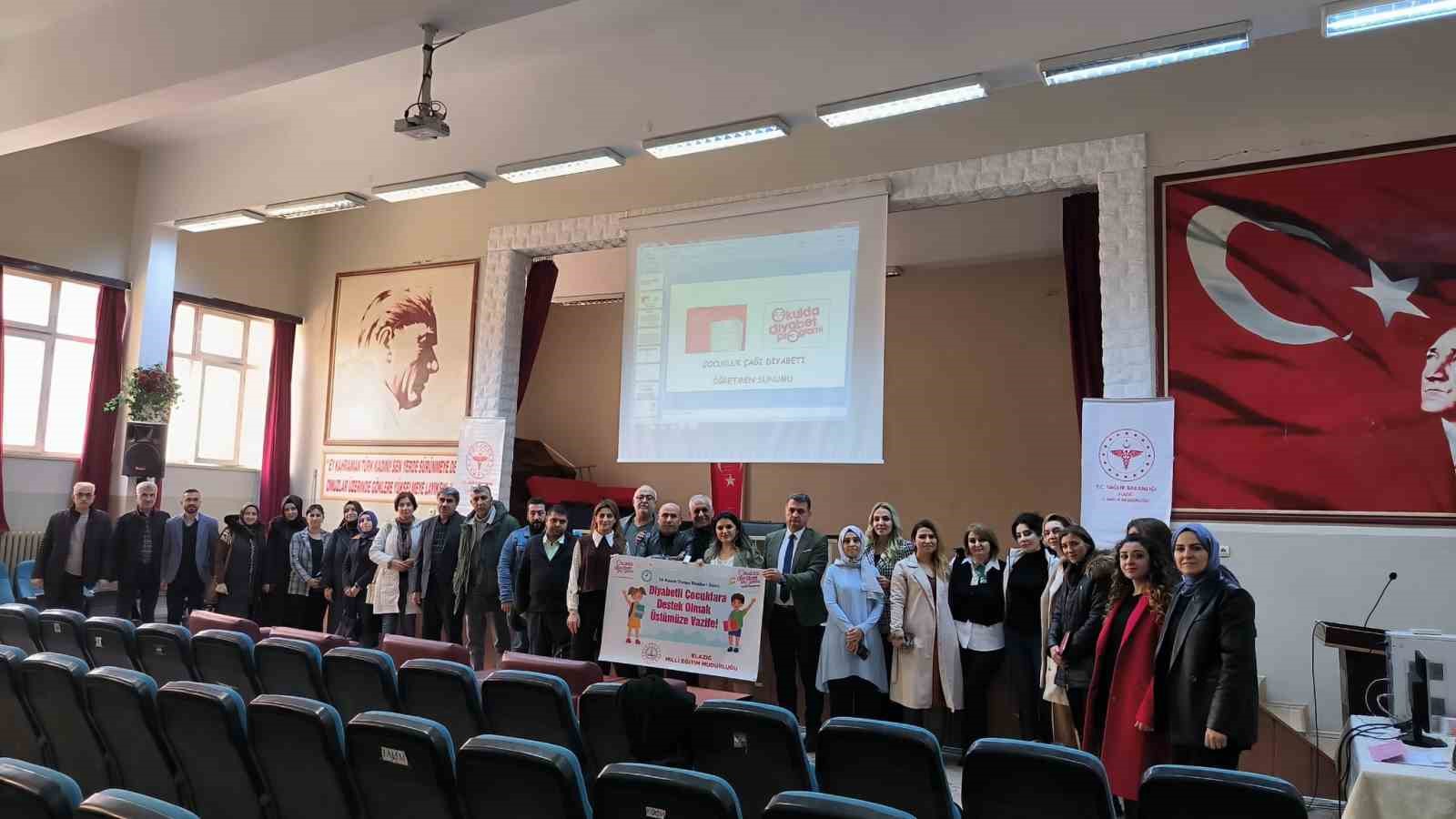 Elazığ’da ’Okulda diyabet programı’ etkinliği
