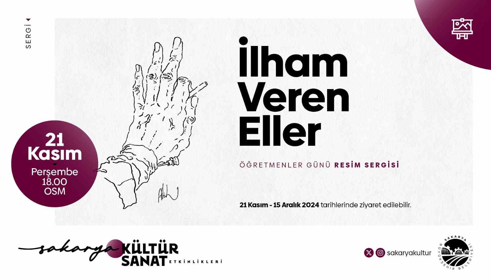 &quot;İlham Veren Eller&quot; resim sergisi OSM’de kapılarını açıyor