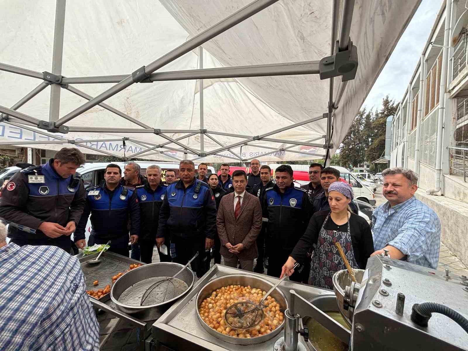 Marmaris’te vefat eden zabıta komiseri Çetin unutulmadı
