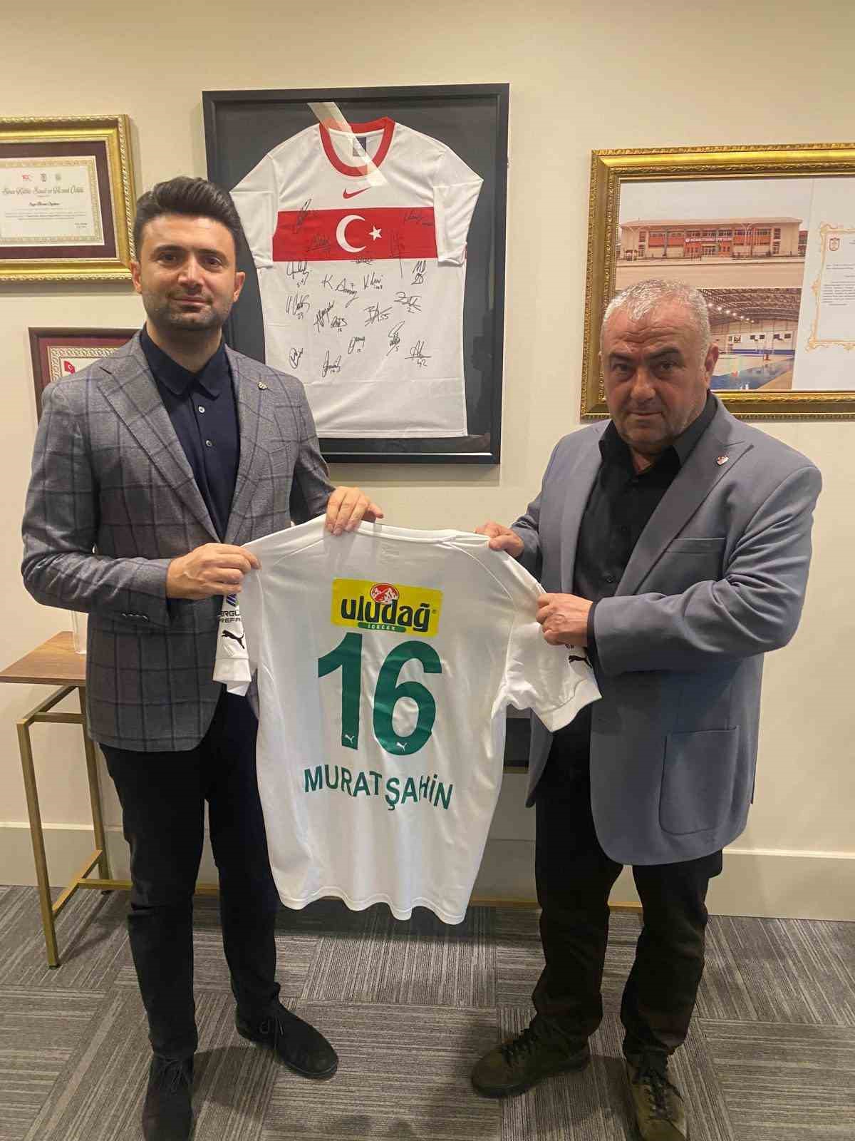 Bursaspor Başkanı Enes &Ccedil;elik&rsquo;ten TFF&rsquo;ye ziyaret
