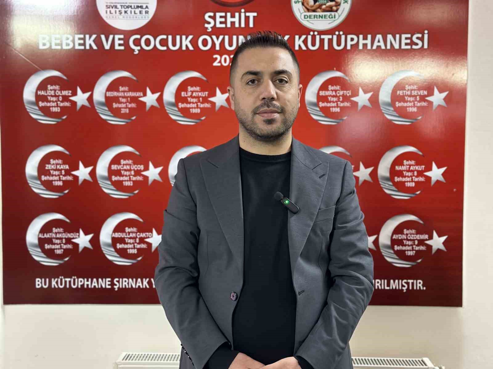 Şehit 18 bebek ve çocuk anısına kütüphane kuruldu