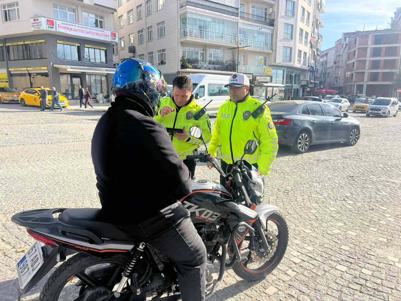 Sinop’ta trafik denetimleri sıklaştı
