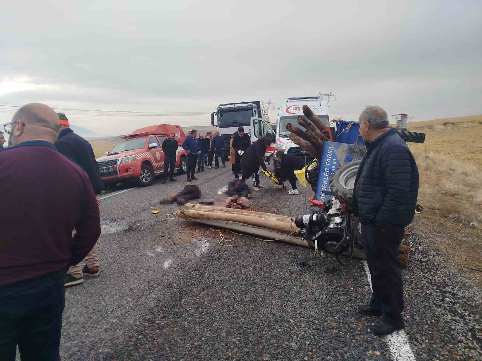 Malatya’da tır ile çapa motoru çarpıştı: 1 ölü, 2 ağır yaralı
