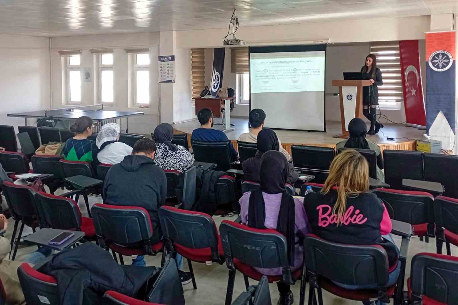 Çıldır MYO’da organ ve doku bağışı etkinliği