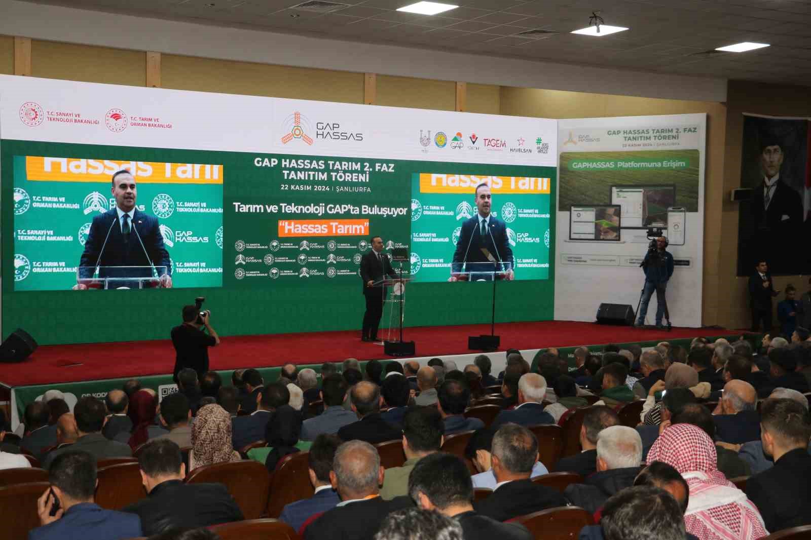 Bakan Yumaklı ve Bakan Kacır Şanlıurfa’da GAP Hassas Tarım 2. Faz Tanıtım Töreni’ne katıldı