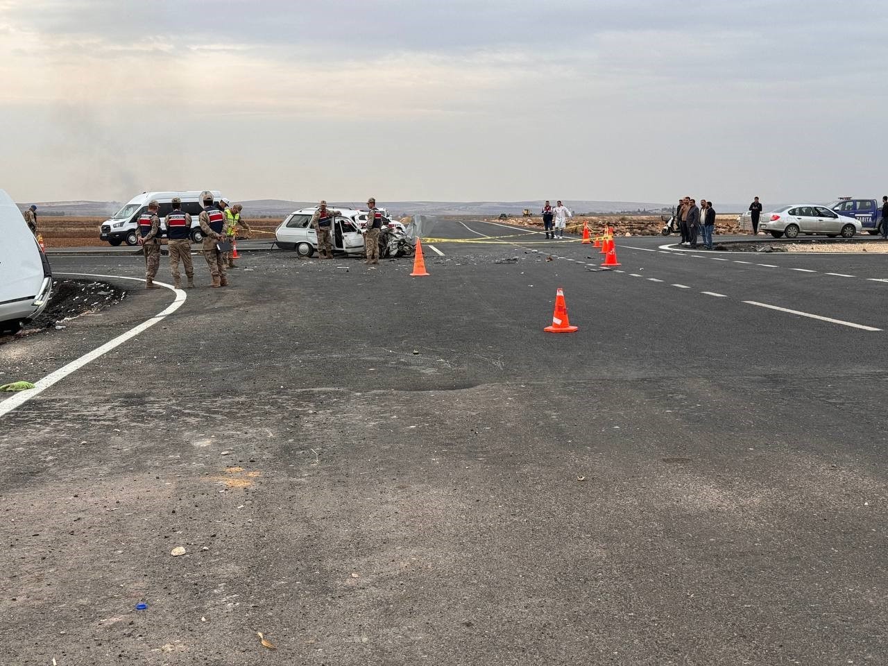 Şanlıurfa&rsquo;da trafik kazası: 1 &ouml;l&uuml;, 3 yaralı
