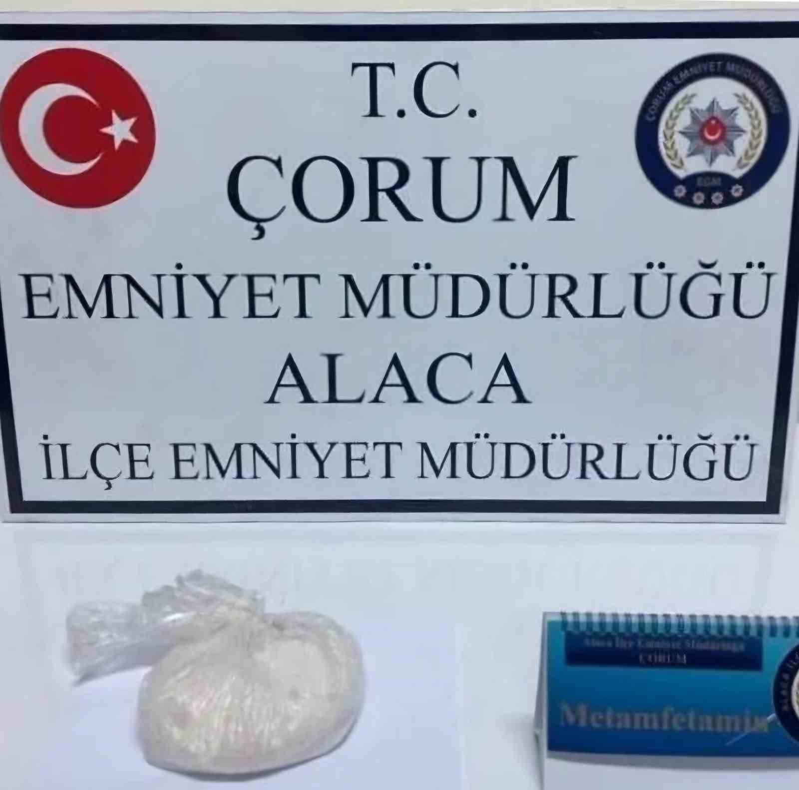 Çorum’da uyuşturucu operasyonu: 4 gözaltı