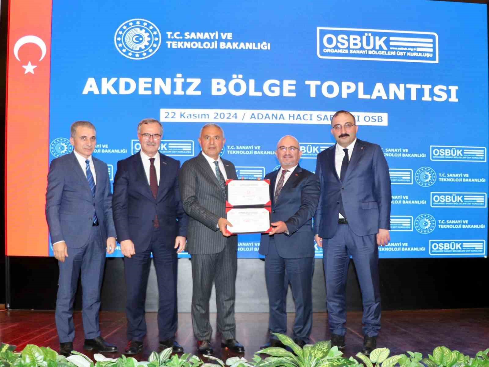 TSE, Yeşil OSB ve Su Verimliliği Yönetim Sistemi süreçlerini başarıyla tamamlayan OSB’leri belgelendirdi
