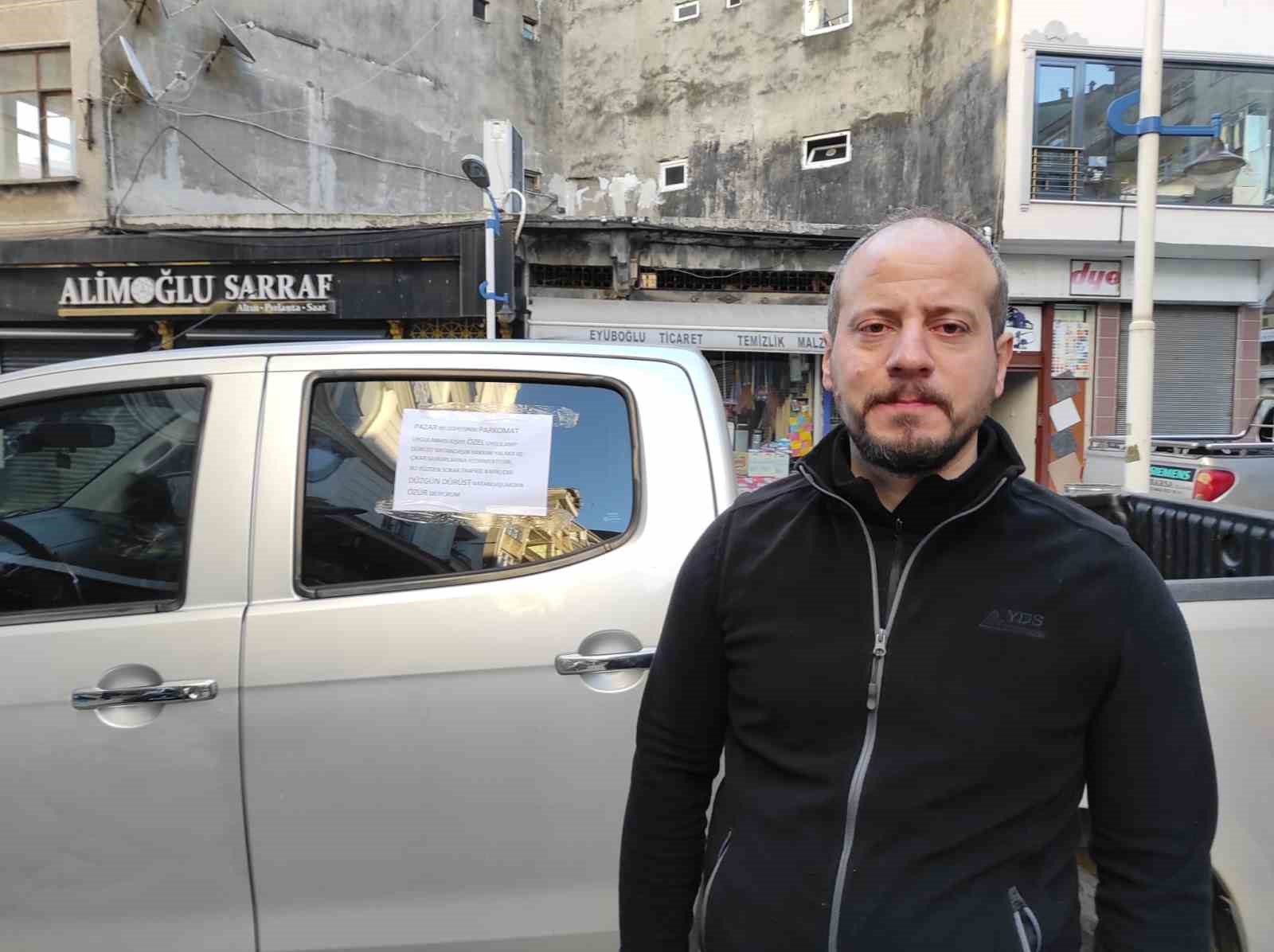 Rize&rsquo;de parkomat tepkisi
