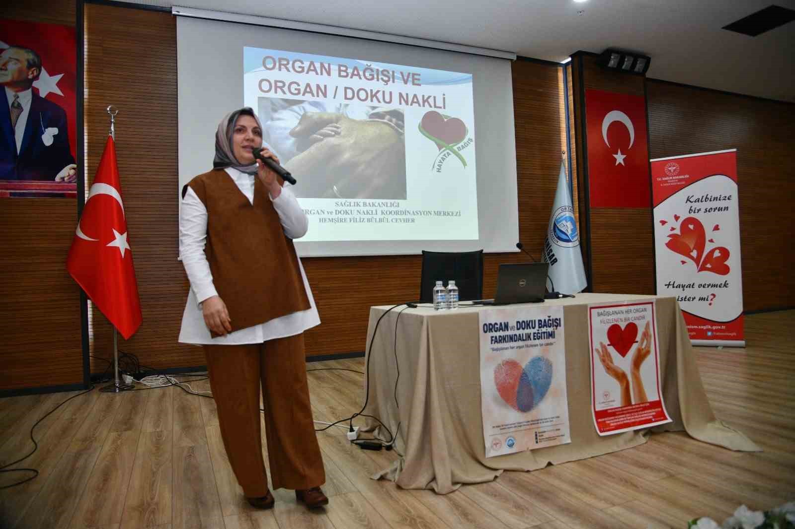 Trabzon&rsquo;da Organ ve Doku Bağışı eğitimi verildi
