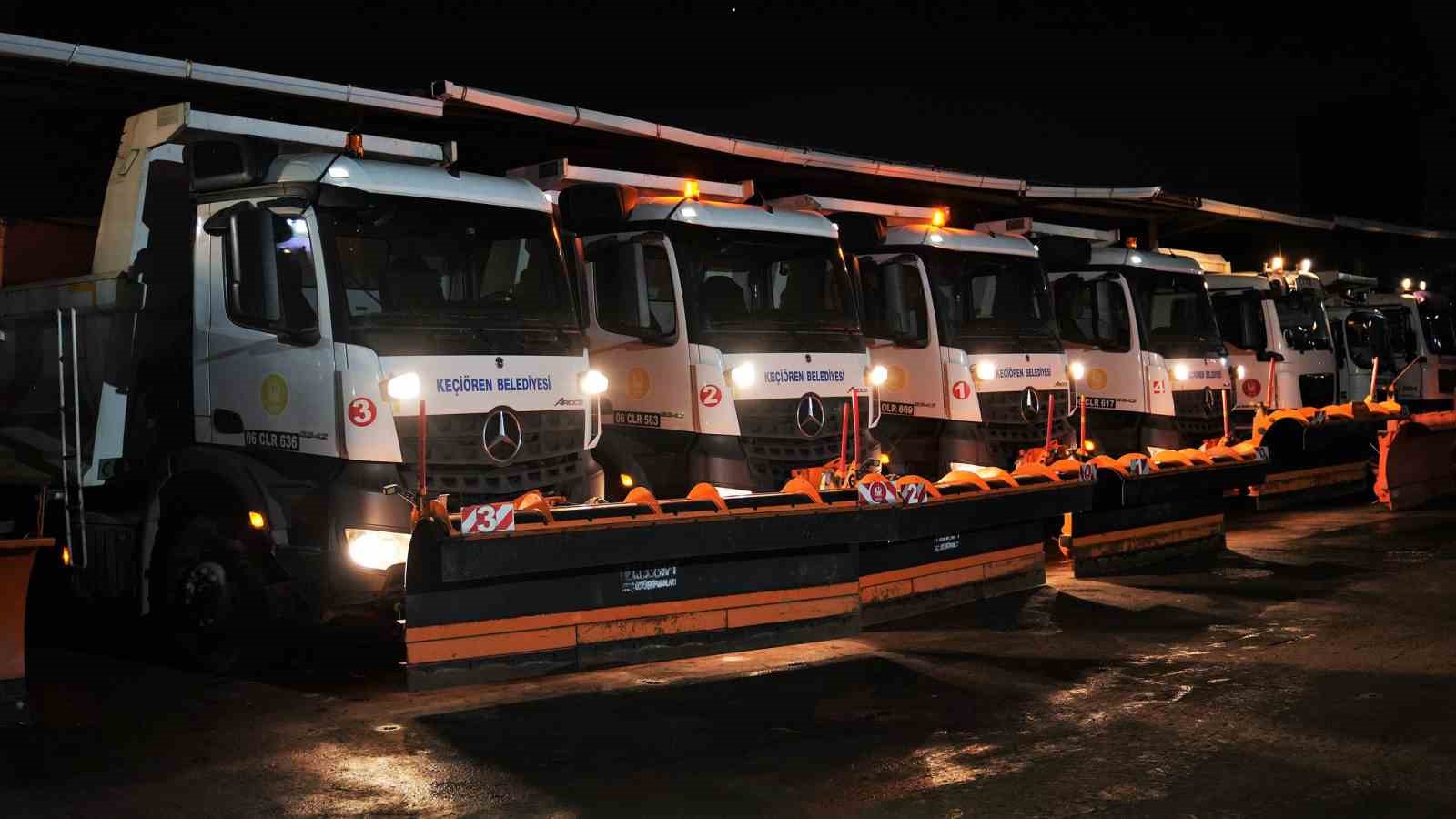 Keçiören Belediyesi yağış için teyakkuzda