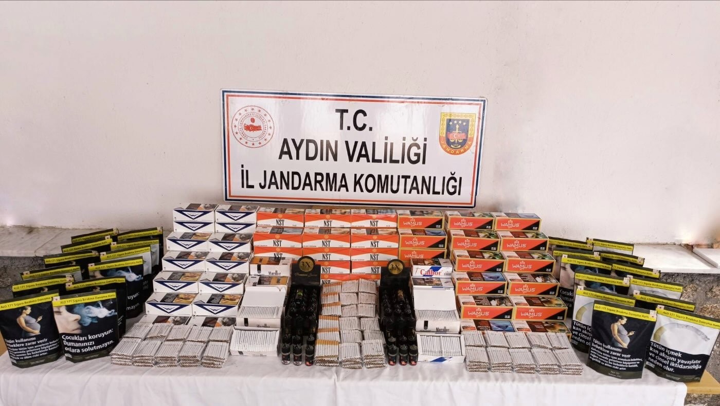 Aydın’da 115 kilo bandrolsüz tütün ele geçirildi