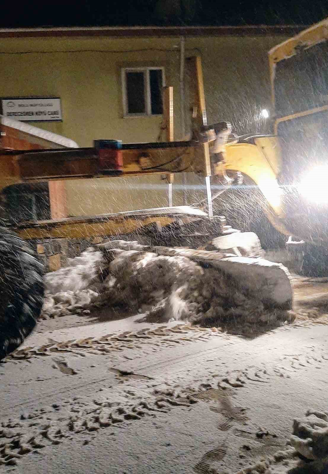 Bolu&rsquo;da 134 k&ouml;y yolu ulaşıma kapandı
